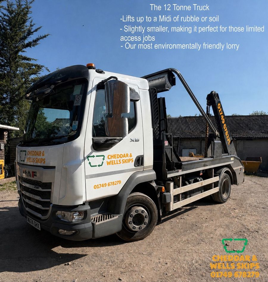 The 12 tonne skip truck